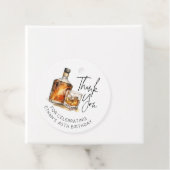Angepasste 40. Geburtstag Vorzugstriche Whiskey/Bo Geschenkanhänger (Beispiel)