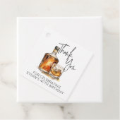 Angepasste 40. Geburtstag Vorzugstriche Whiskey/Bo Geschenkanhänger (Beispiel)