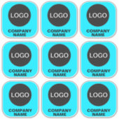 Angepasste 9 Aufkleber für Gehäuse (Logo-Name) (Vorderseite)