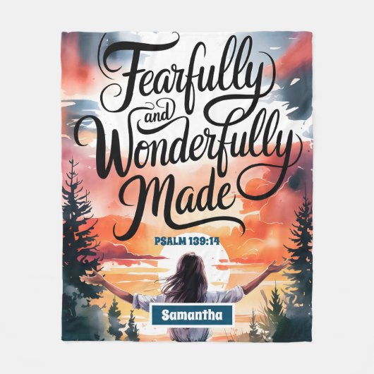 Angepasste, ängstlich wunderbar Mathematikerinnen Fleecedecke (Vorderseite)