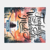 Angepasste, ängstlich wunderbar Mathematikerinnen Fleecedecke (Vorderseite (Horizontal))