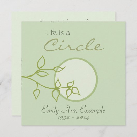 Angepasste Ankündigung des Todes (Blätter) (Vorne/Hinten)