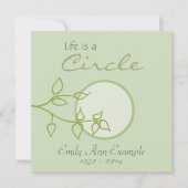 Angepasste Ankündigung des Todes (Blätter) (Vorderseite)