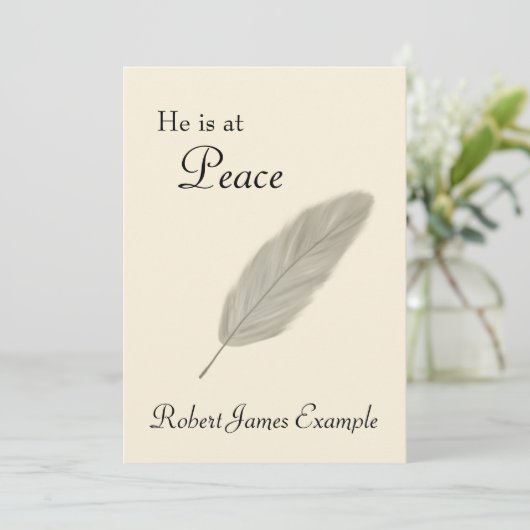 Angepasste Ankündigung des Todes (Sand) (Stehend Vorderseite)