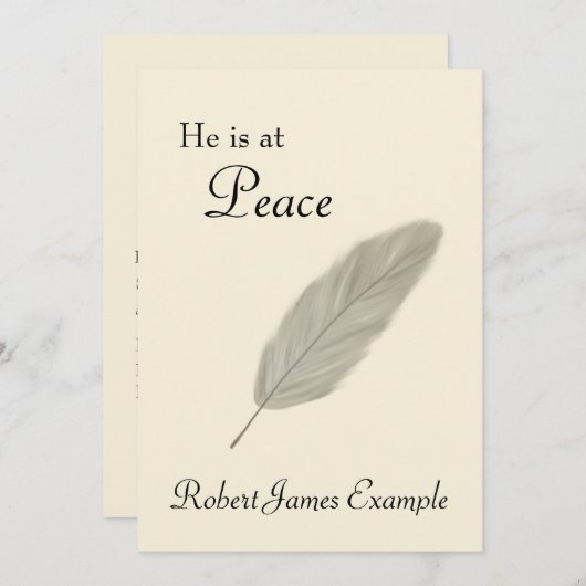 Angepasste Ankündigung des Todes (Sand) (Vorne/Hinten)