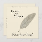 Angepasste Ankündigung des Todes (Sand) (Vorne/Hinten)