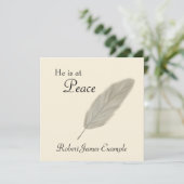 Angepasste Ankündigung des Todes (Sand) (Stehend Vorderseite)