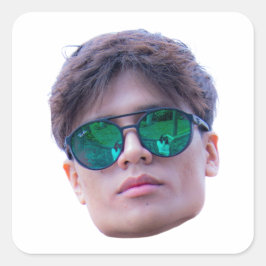 Angepasste Aufkleber, Personalisierte Aufkleber, G Quadratischer Aufkleber