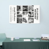 Angepasste Beerdigung von 9 Fotos im Gedächtnisged Banner (Messeveranstaltung)