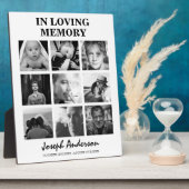 Angepasste Beerdigung von 9 Fotos in einem Gedächt Fotoplatte (Seite)