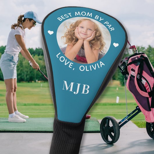 Angepasste beste MAMA nach Par-Personalisiert-Mono Golf Headcover