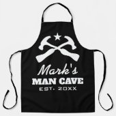 Angepasste coole männliche Höhle GRILLEN Schürze f (Vorderseite)