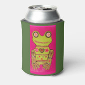 Angepasste Dose kühlt mit Hoppy Frog Dosenkühler (Kanne Rückseite)