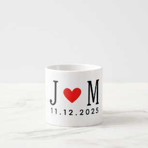 Angepasste Ehe Ehepaar Name Datum Rote Liebe Espressotasse