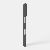 Angepasste einfache stilvolle moderne schwarze Far iPhone 16 Hülle (Rechte Seite)