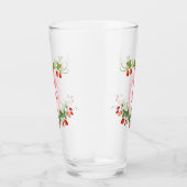 Angepasste Erdbeere Mit Monogramm Glas (Rechts)