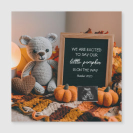 Angepasste FallFall-Schwangerschaft Ankündigung