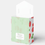 Angepasste, farbenfrohe Erdbeere Streifen grün Geschenkschachtel (Offen)