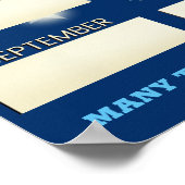 Angepasste farbige Schreib-on-Namen des Mitarbeite Poster (Ecke)