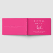 Angepasste fette, helle, rosa Buchstaben an die Br Gästebuch (Voll)