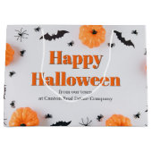 Angepasste Firmen-Halloween-Party Große Geschenktüte (Vorderseite)