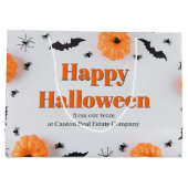 Angepasste Firmen-Halloween-Party Große Geschenktüte (Rückseite)