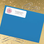 Angepasste frohe Weihnachten mit Familiennamen