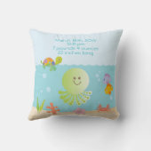 Angepasste Geburtsstaten unter dem Meer Kissen (Rückseite)