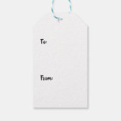 Angepasste Geschenkmarke Geschenkanhänger (Rückseite)