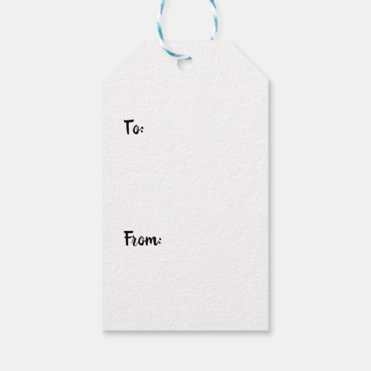 Angepasste Geschenkmarke Geschenkanhänger (Rückseite)