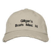 Angepasste, gestörte Baseballkappe Bestickte Kappe (Vorderseite)