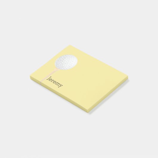 angepasste Golf-Golf-Golf-Design-Stelle Notiz (angewinkelt)