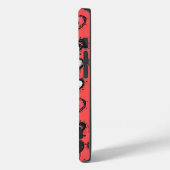 Angepasste herzerkrankte Graffiti Valentine Case-Mate iPhone Hülle (Rückseite / Links)