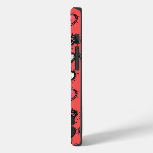 Angepasste herzerkrankte Graffiti Valentine Case-Mate iPhone Hülle (Rückseite / Links)