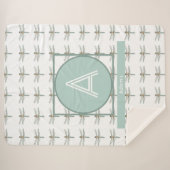 Angepasste Initial- und Namensdrache Fly Trendy Sherpadecke (Vorderseite (Horizontal))