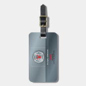 Angepasste, Jubiläumsfeier mit Feuerwehr Gepäckanhänger (Vorderseite vertikal)