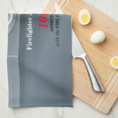 Angepasste, Jubiläumsfeier mit Feuerwehr Handtuch (Viertel Falte)