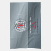 Angepasste, Jubiläumsfeier mit Feuerwehr Handtuch (Vertikal)