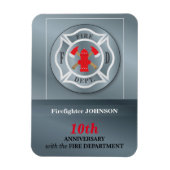 Angepasste, Jubiläumsfeier mit Feuerwehr Magnet (Vertikal)