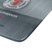 Angepasste, Jubiläumsfeier mit Feuerwehr Schneidebrett (Ecke)