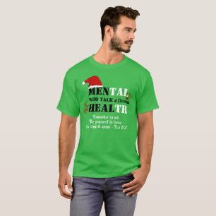 Angepasste MÄNNER, DIE GESUNDHEIT Weihnachten Ment T-Shirt