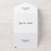 Angepasste Minimalistische Einladung bei einer Hoc (Außenbereich)