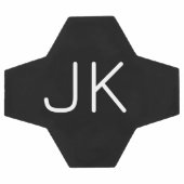 Angepasste minimalistische Initialnamen Fußball (Flach)