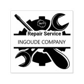 Angepasste Minimalistische Tools: Auto-Reparaturse Permastempel (Design)