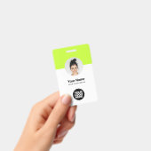 Angepasste Mitarbeiter Moderne ID-Karte Säure Grün Ausweis (Handheld)