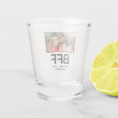 Angepasste moderne beste Freundin für immer beste Schnapsglas (Rückseite)