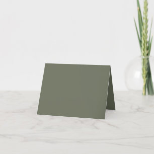 Angepasste moss-Green-Falzkarte Ankündigung
