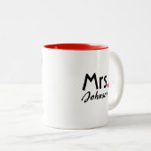 Angepasste Mrs. Image-Tasse Zweifarbige Tasse (VorderseiteRechts)