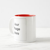 Angepasste Mrs. Image-Tasse Zweifarbige Tasse (Vorderseite Links)
