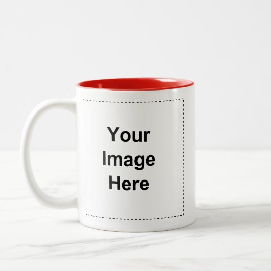 Angepasste Mrs. Image-Tasse Zweifarbige Tasse (Links)